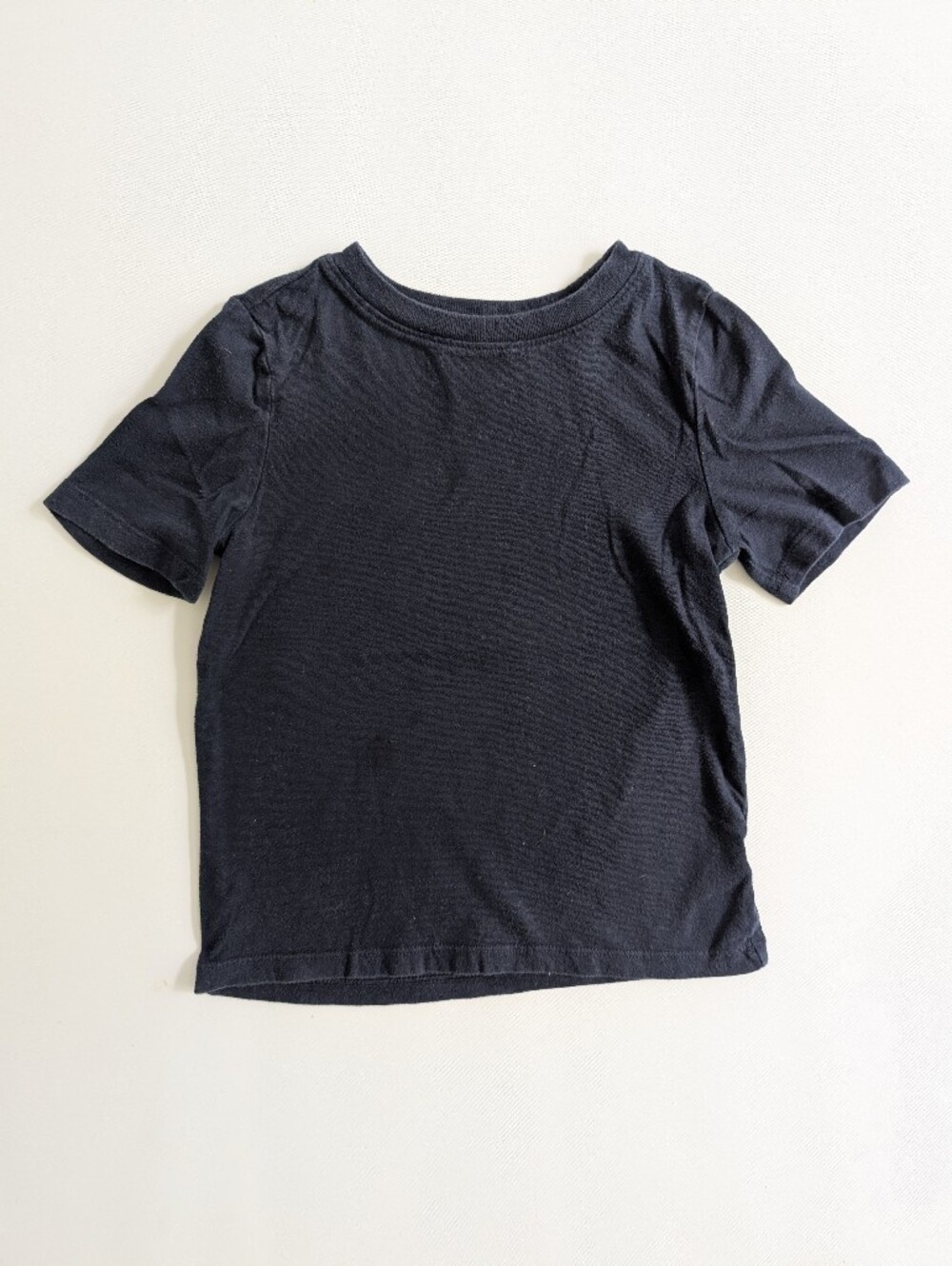 Kids Short Sleeve Crewneck T‑Shirt - Navy